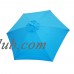 6.5 ft - 8ft Patio / Beach Market Style UPF50+ Umbrella - No Tilt   